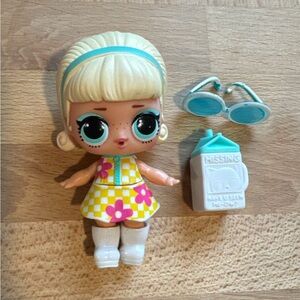 LOL Surprise! Doll Series 3 Retro Club Go-Go Gurl Girl With Sunglasses & Milk
